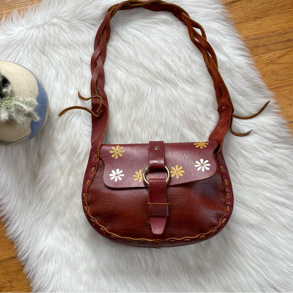 LIKE NEW Vintage handmade leather bag - Picture 4 of 11